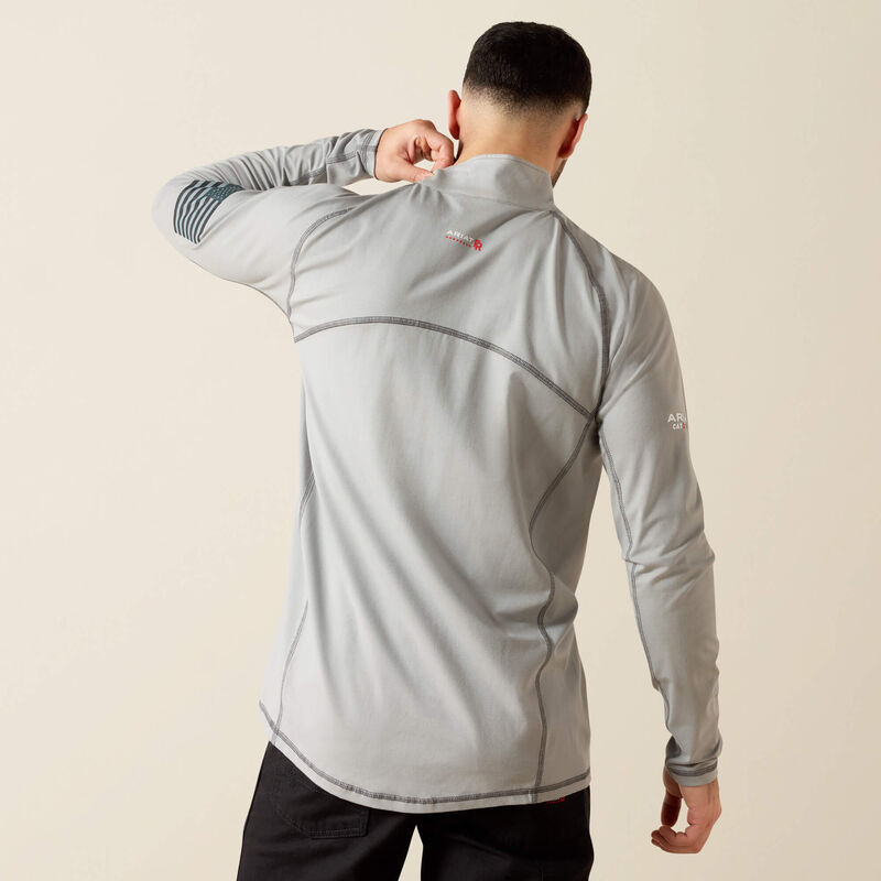 Ariat Men's FR Combat Stretch Patriot Quarter Zip Work Shirt