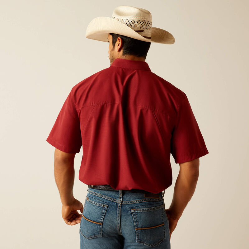 Ariat Men's 360 Airflow Short-Sleeve Button-Down Classic Fit Shirt