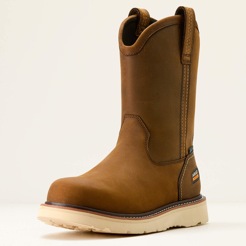 Ariat Men's Rebar Wedge Pull-On Waterproof Work Boot