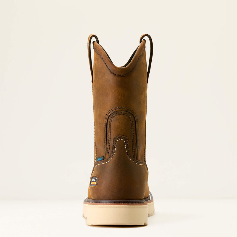 Ariat Men's Rebar Wedge Pull-On Waterproof Work Boot