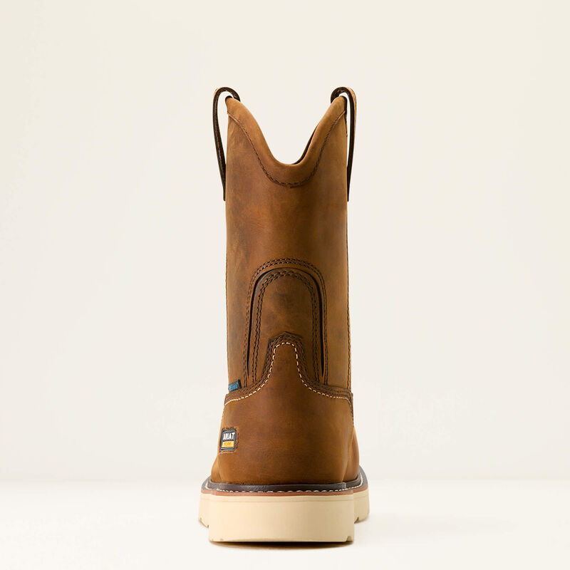 Ariat Men's Rebar Wedge Pull-On Waterproof Composite Toe Work Boot