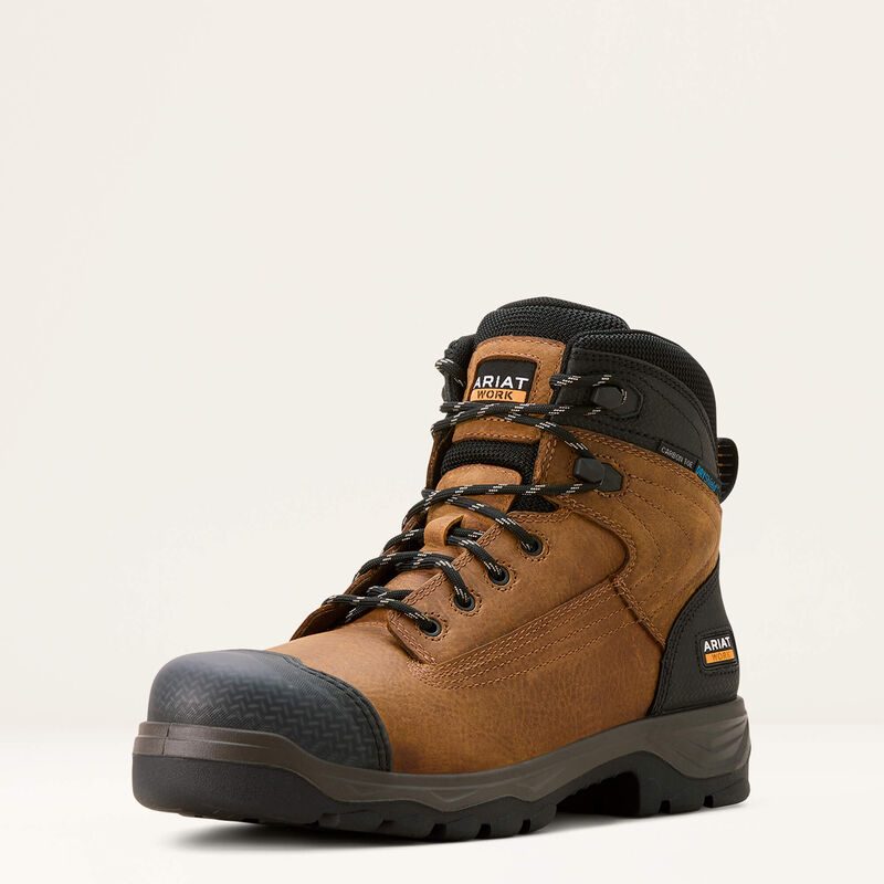 Ariat Men's Turbo Duratread XTR 6-Inch Waterproof Carbon Toe Work Boot