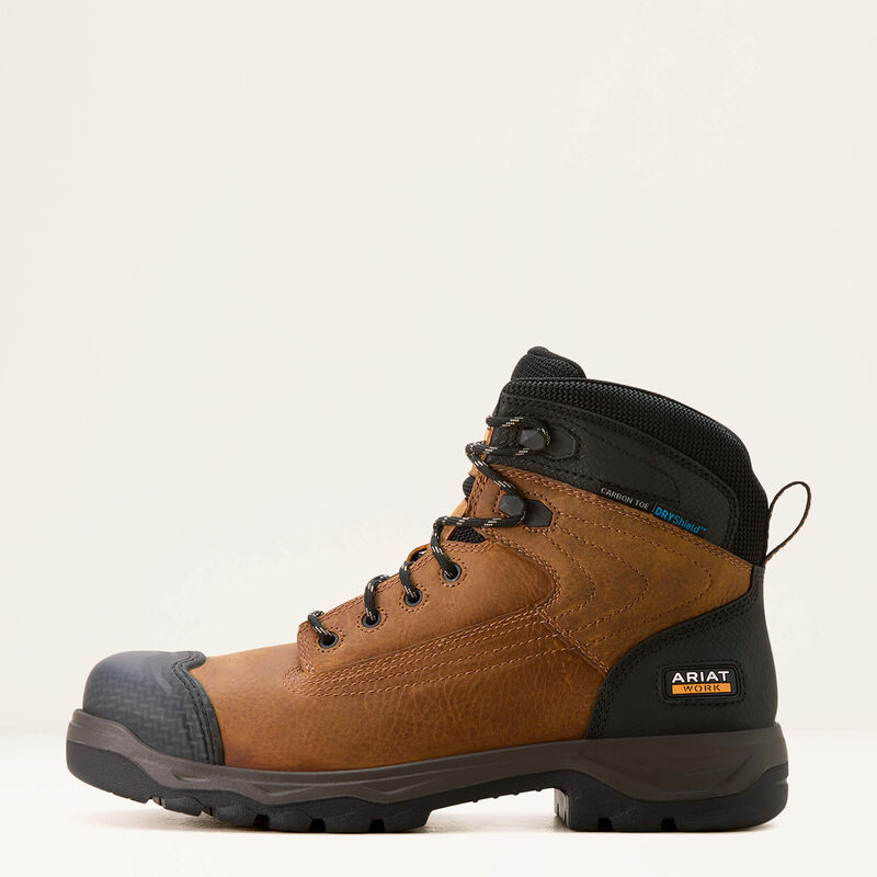 Ariat Men's Turbo Duratread XTR 6-Inch Waterproof Carbon Toe Work Boot