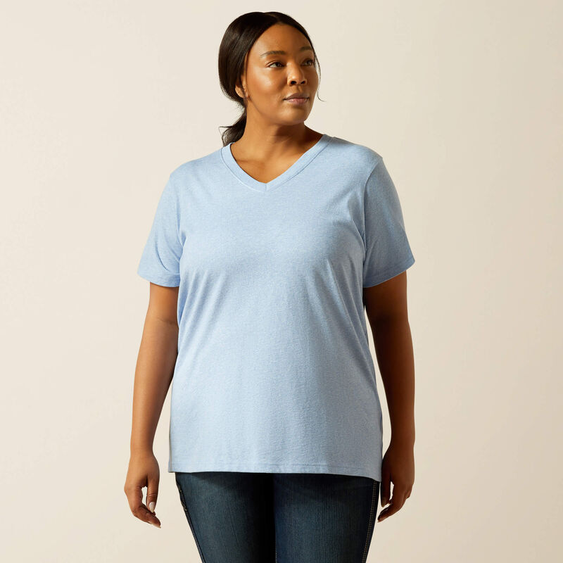 Ariat Women's Rebar Cotton Strong Standard V Neck T-Shirt