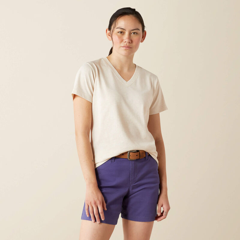 Ariat Women's Rebar Cotton Strong Standard V Neck T-Shirt