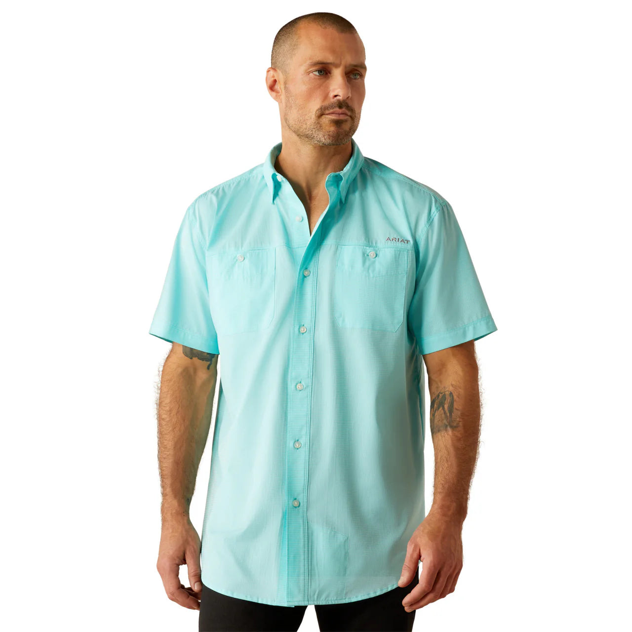 Ariat Men's 360 Airflow Short-Sleeve Button-Down Classic Fit Shirt