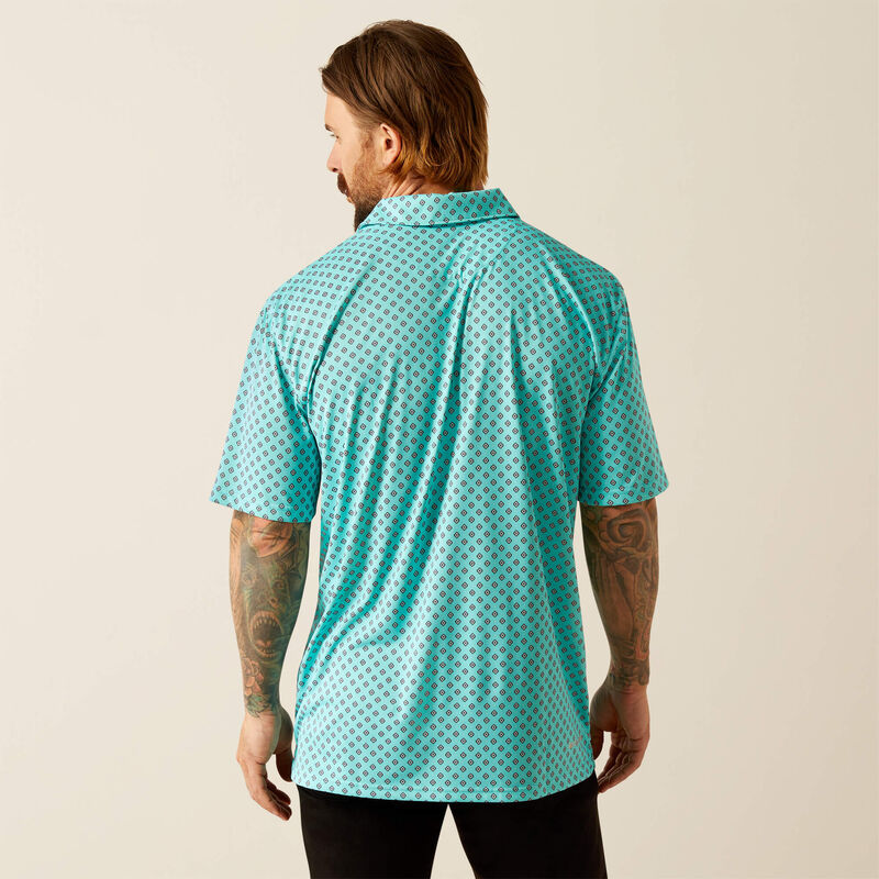 Ariat Men's All Over Print Polo
