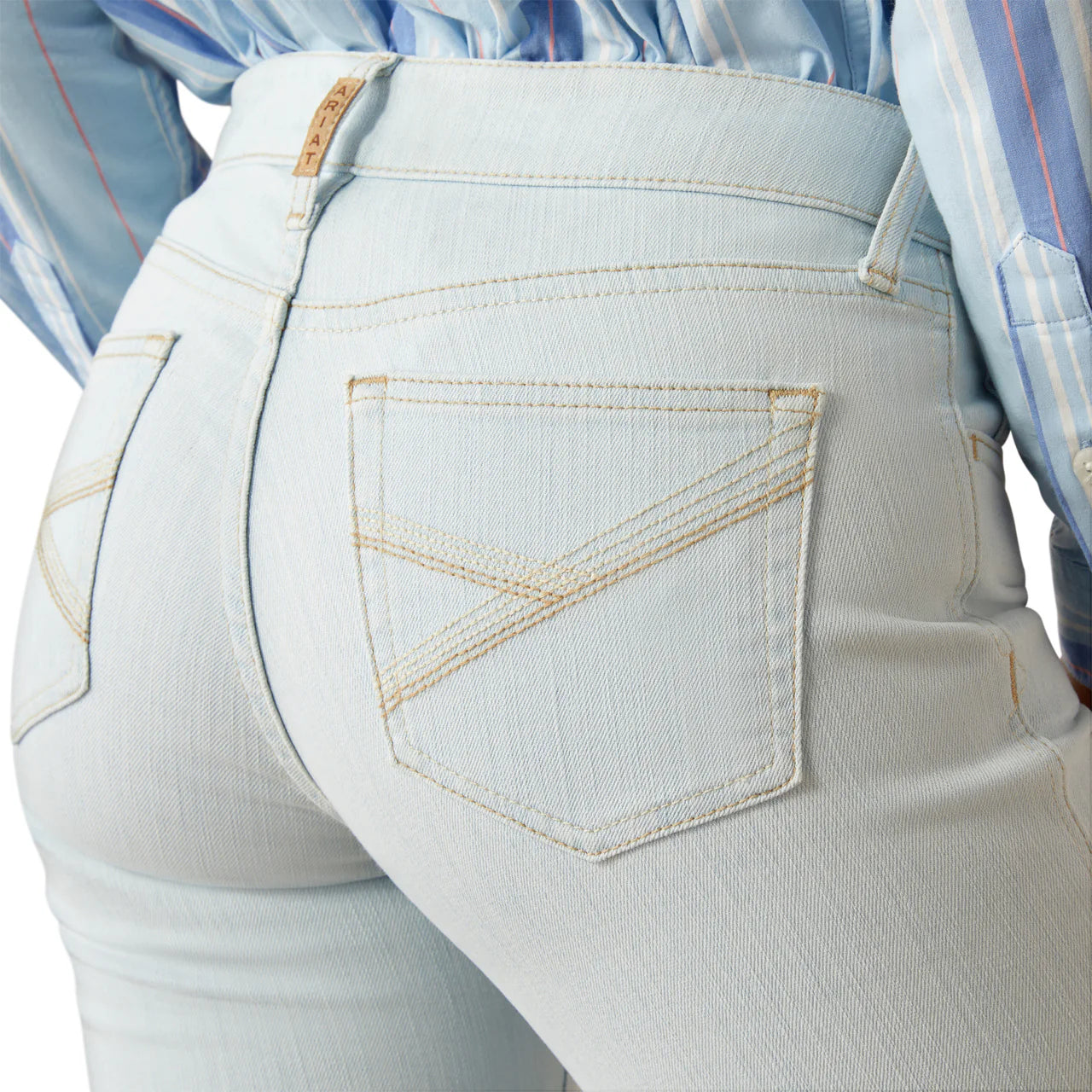 Ariat Women's R.E.A.L. Jordyn Ice Wash Trouser Leg Jeans