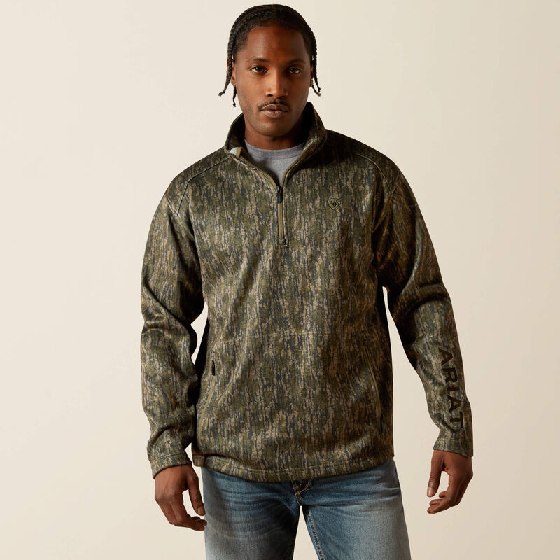 Ariat Men's Caldwell Logo 1/4 Zip Sweater