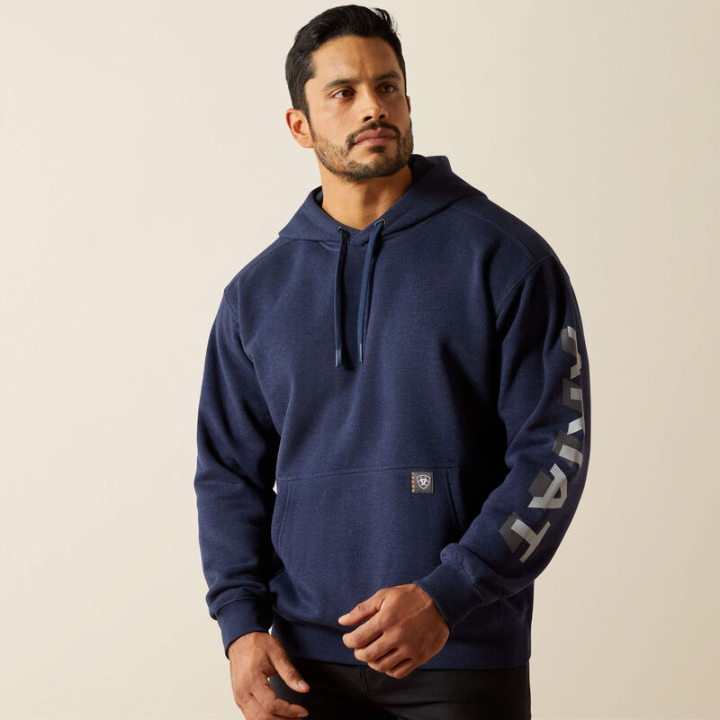 Ariat Men's Rebar Lightweight Logo Hoodie
