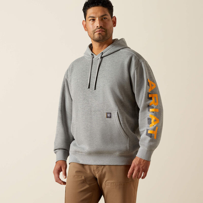 Ariat Men's Rebar Lightweight Logo Hoodie