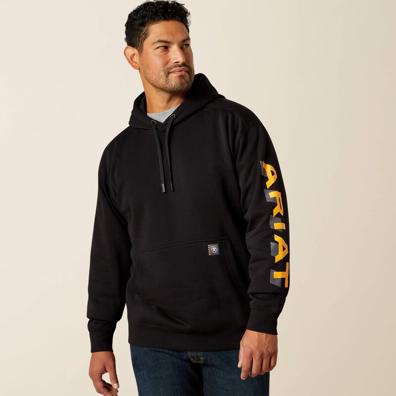 Ariat Men's Rebar Lightweight Logo Hoodie