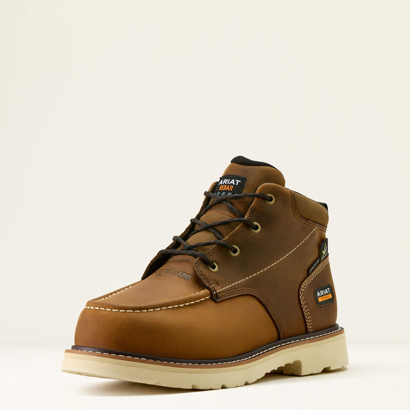 Ariat Composite Toe Brown Leather Men\'s Chukka Work Shoes Boots 11 Wide Ariat Men main image 3