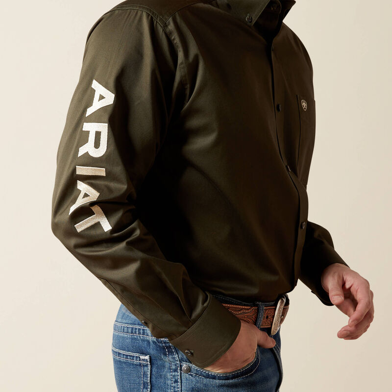 Ariat Men's Team Logo Twill Classic Fit Shirt
