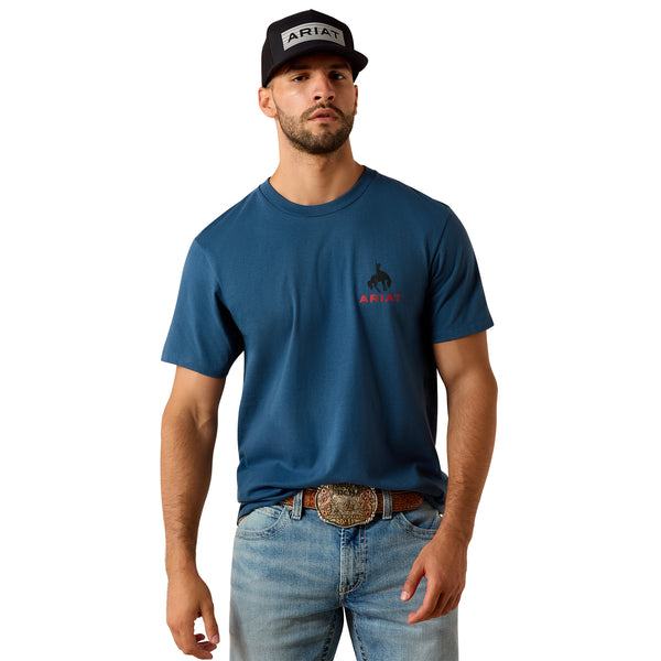 Ariat Men's Flag Bronco Classic Fit Short-Sleeve T-Shirt