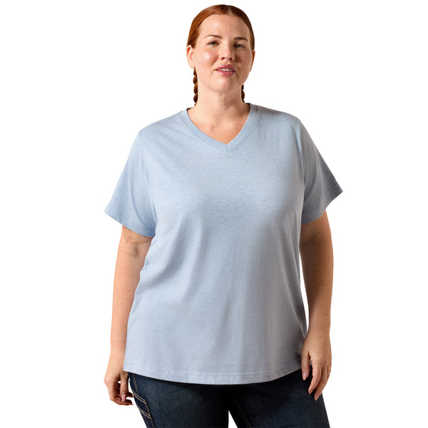 Ariat Women's Rebar Cotton Strong Standard V-Neck Short-Sleeve T-Shirt