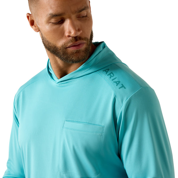 Ariat Men's Rebar Sunblocker Long-Sleeve Hooded T-Shirt