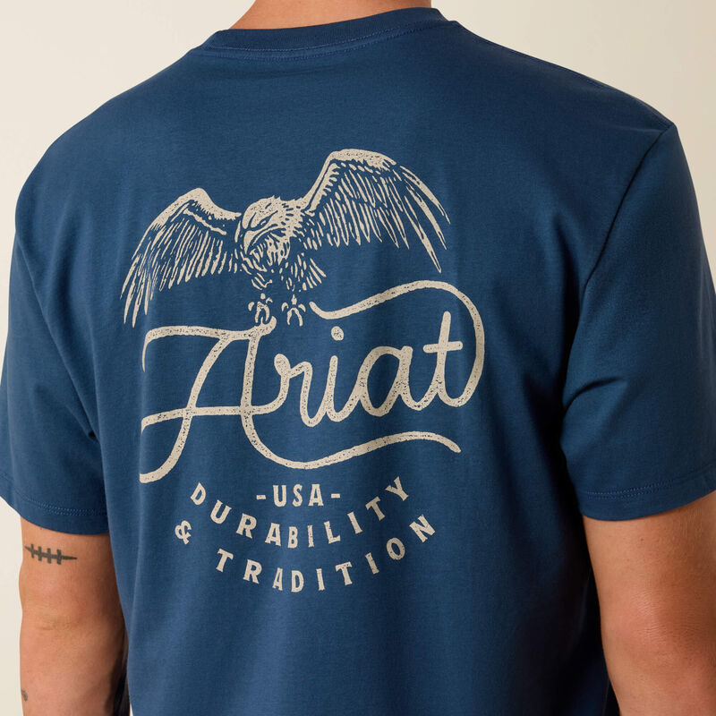 Ariat Men's Drop Down Eagle Short-Sleeve Classic Fit T-Shirt