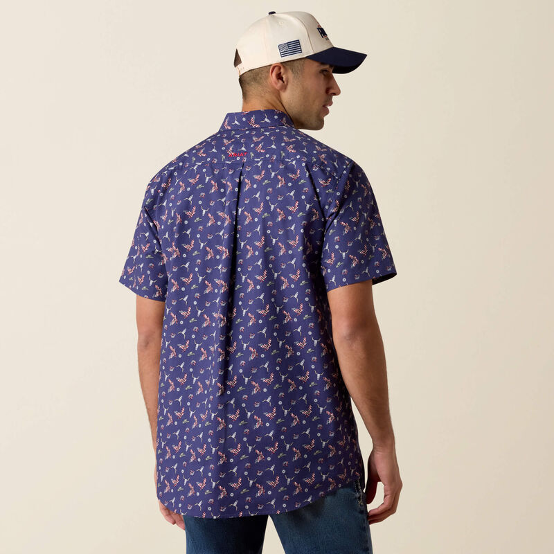 Ariat Men's Berne Short-Sleeve Fitted Shirt