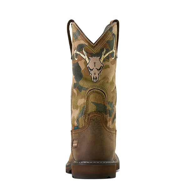 Ariat Men's Groundbreaker Antler Waterproof Wide Square Toe Work Boot