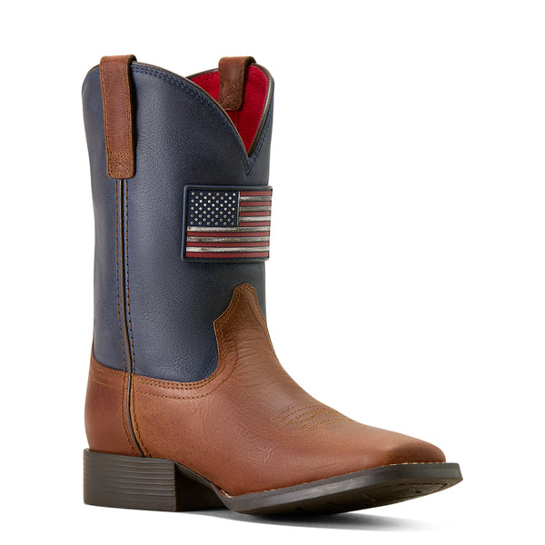 Ariat Kid's Freedom Rider Wide Square Toe Western Boot