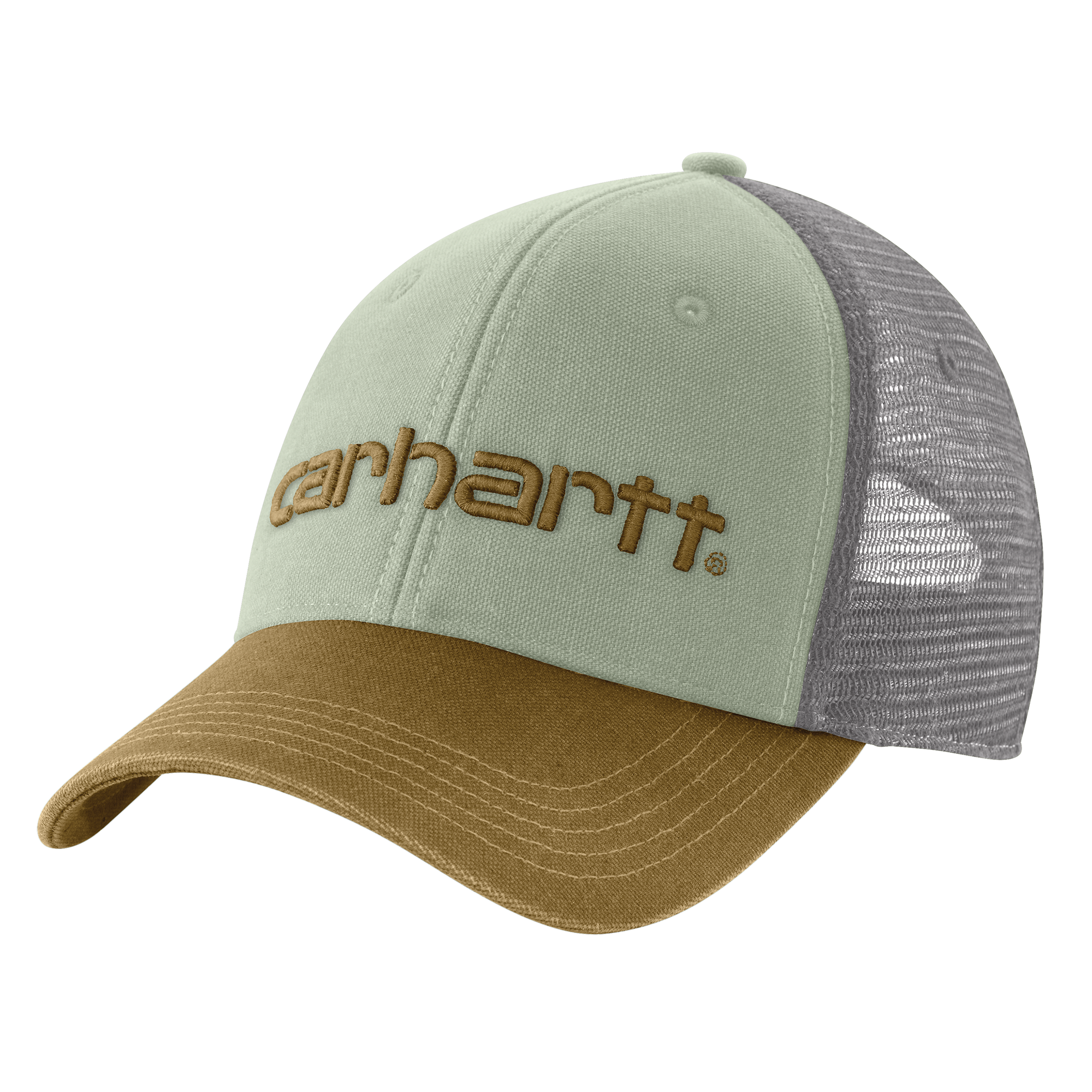 Carhartt Canvas Mesh-Back Logo Graphic Cap