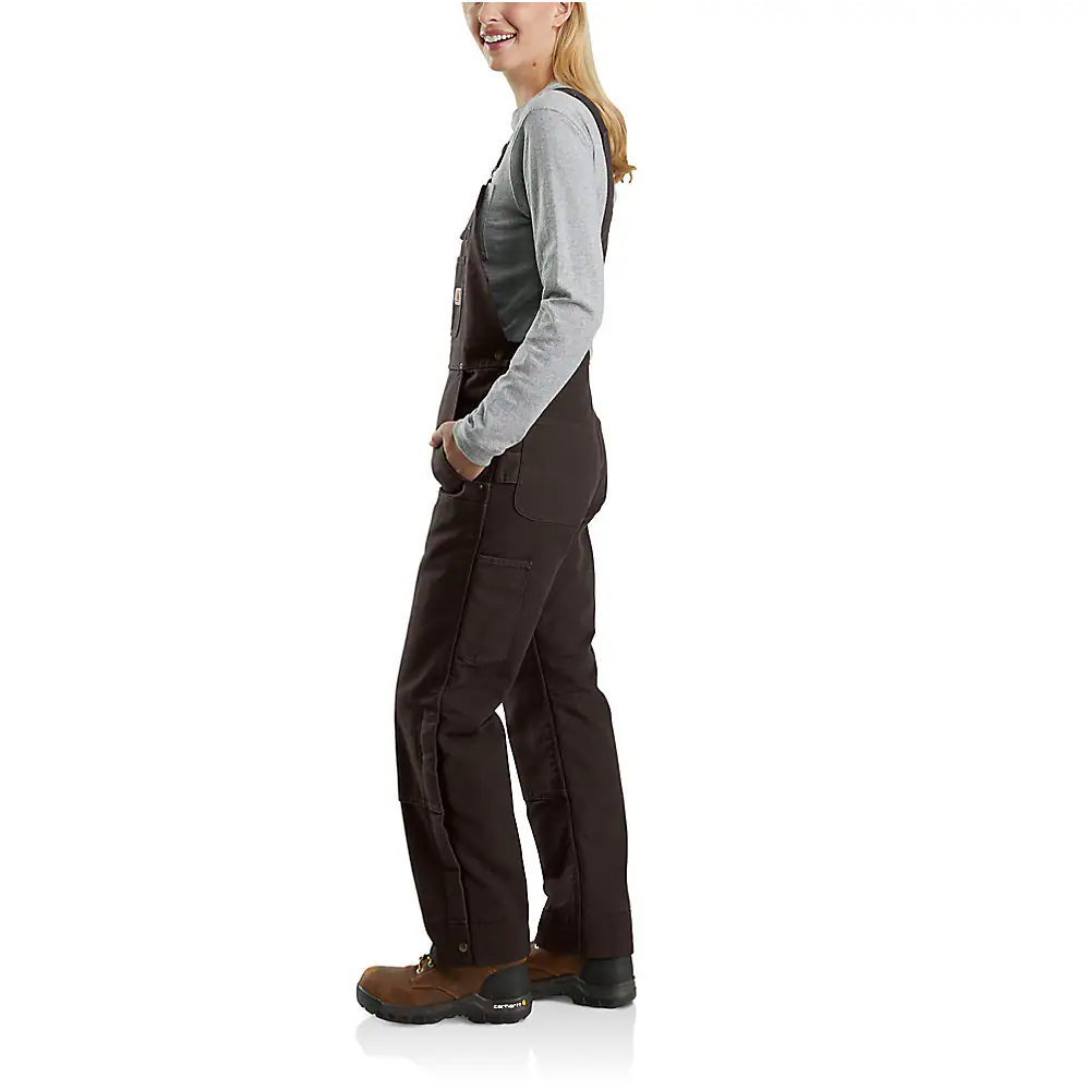 Carhartt Women's Relaxed Fit Washed Duck Insulated Bibs