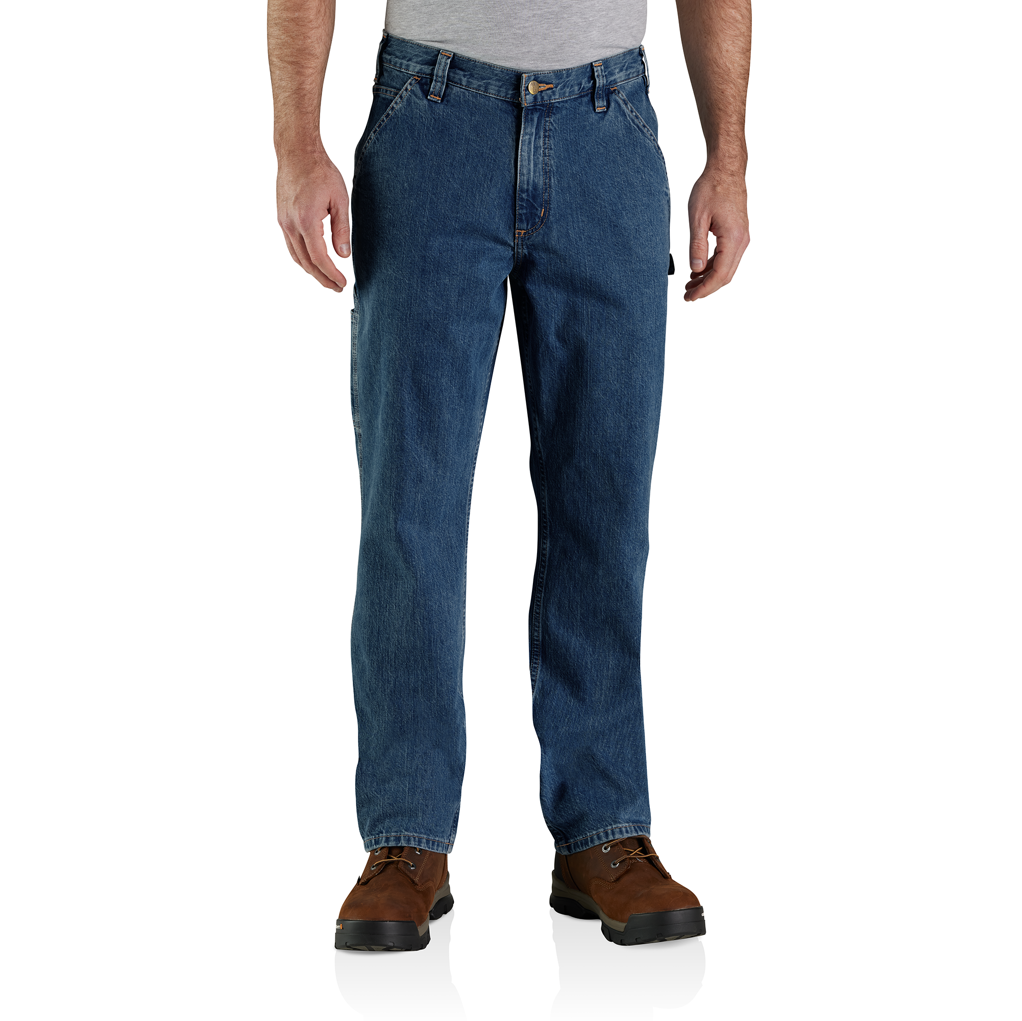 DENIM DUNGAREE パンツ サイズ01 Carhartt Men's Loose Straight Denim Dungaree