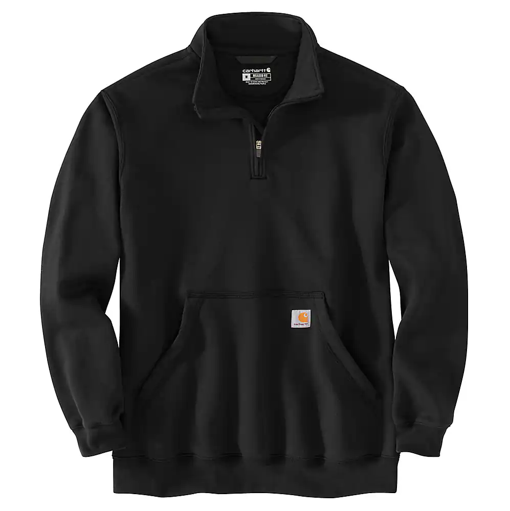 Carhartt Men's Loose Fit Midweight Quarter-Zip Mock-Neck Sweatshirt
