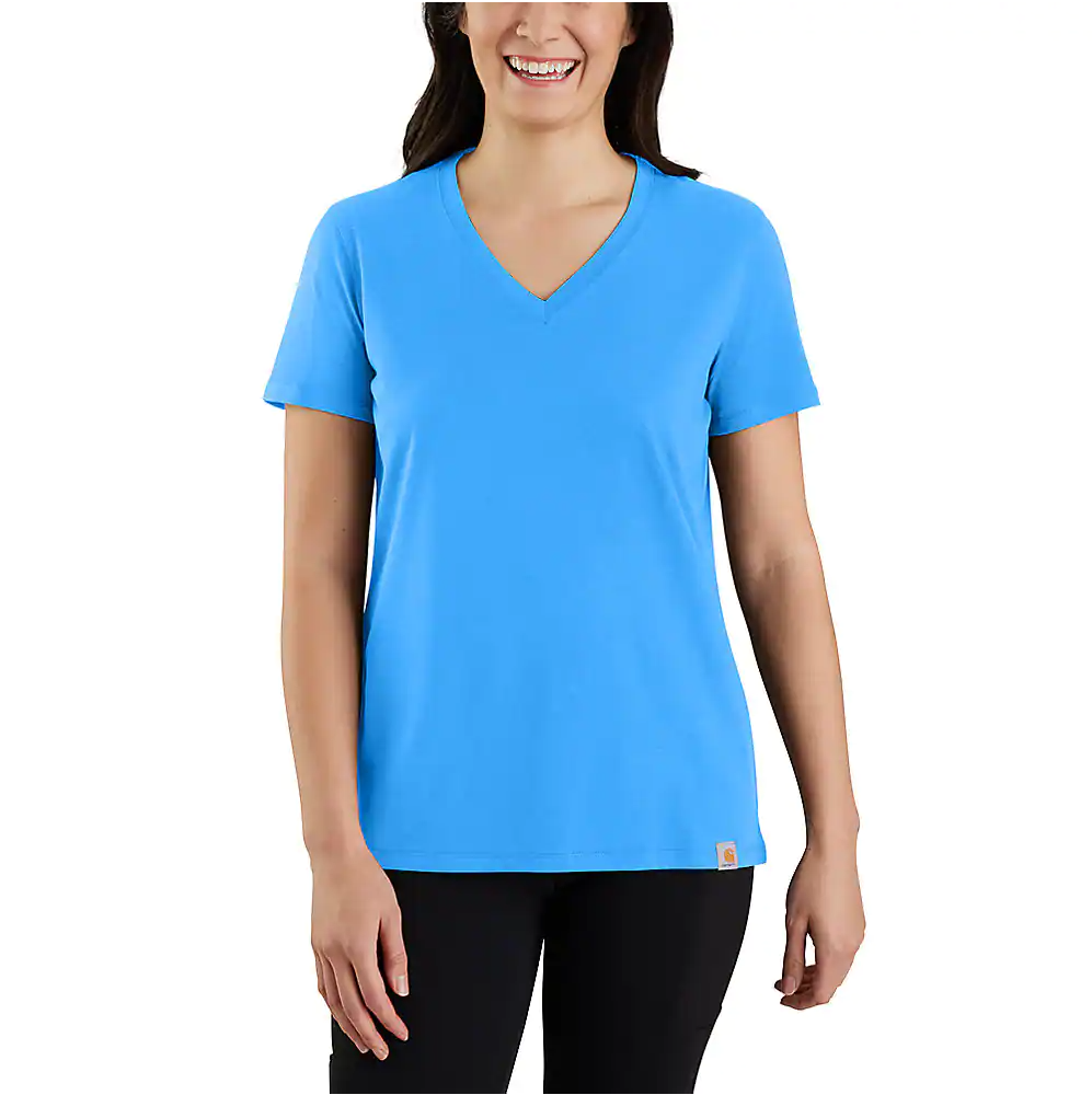 Carhartt Women's TENCEL™ Fiber Series Relaxed Fit Short-Sleeve V-Neck T-Shirt
