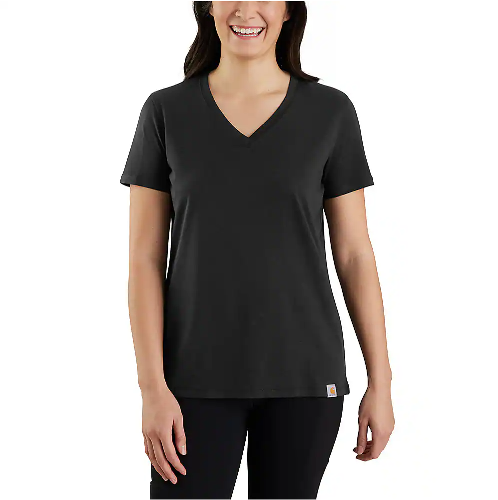 Carhartt Women's TENCEL™ Fiber Series Relaxed Fit Short-Sleeve V-Neck T-Shirt