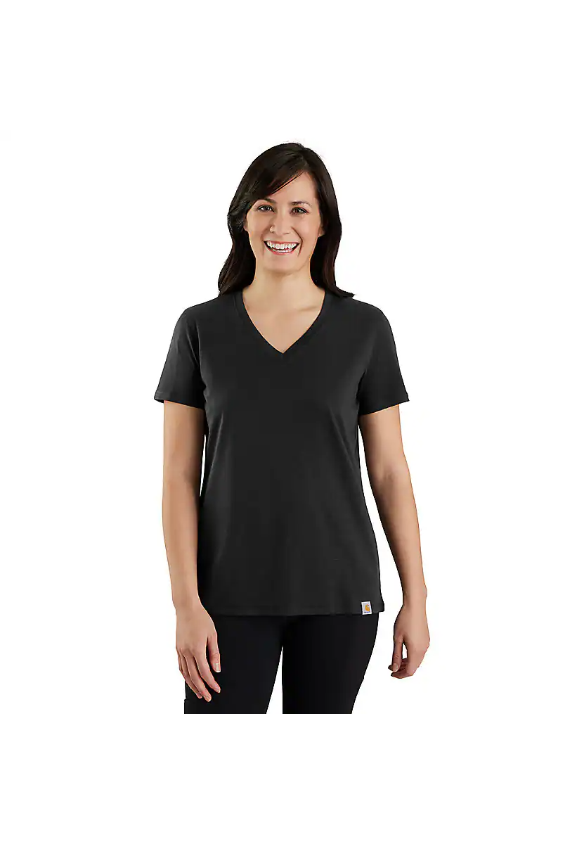 Carhartt Women's TENCEL™ Fiber Series Relaxed Fit Short-Sleeve V-Neck T-Shirt