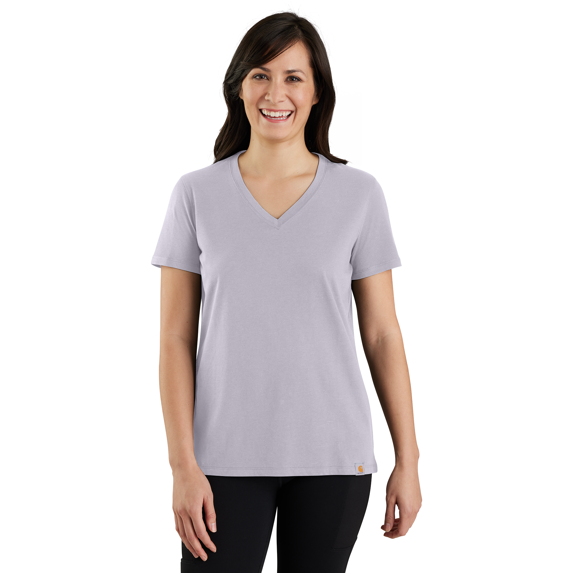 Carhartt Women's TENCEL™ Fiber Series Relaxed Fit Short-Sleeve V-Neck T-Shirt