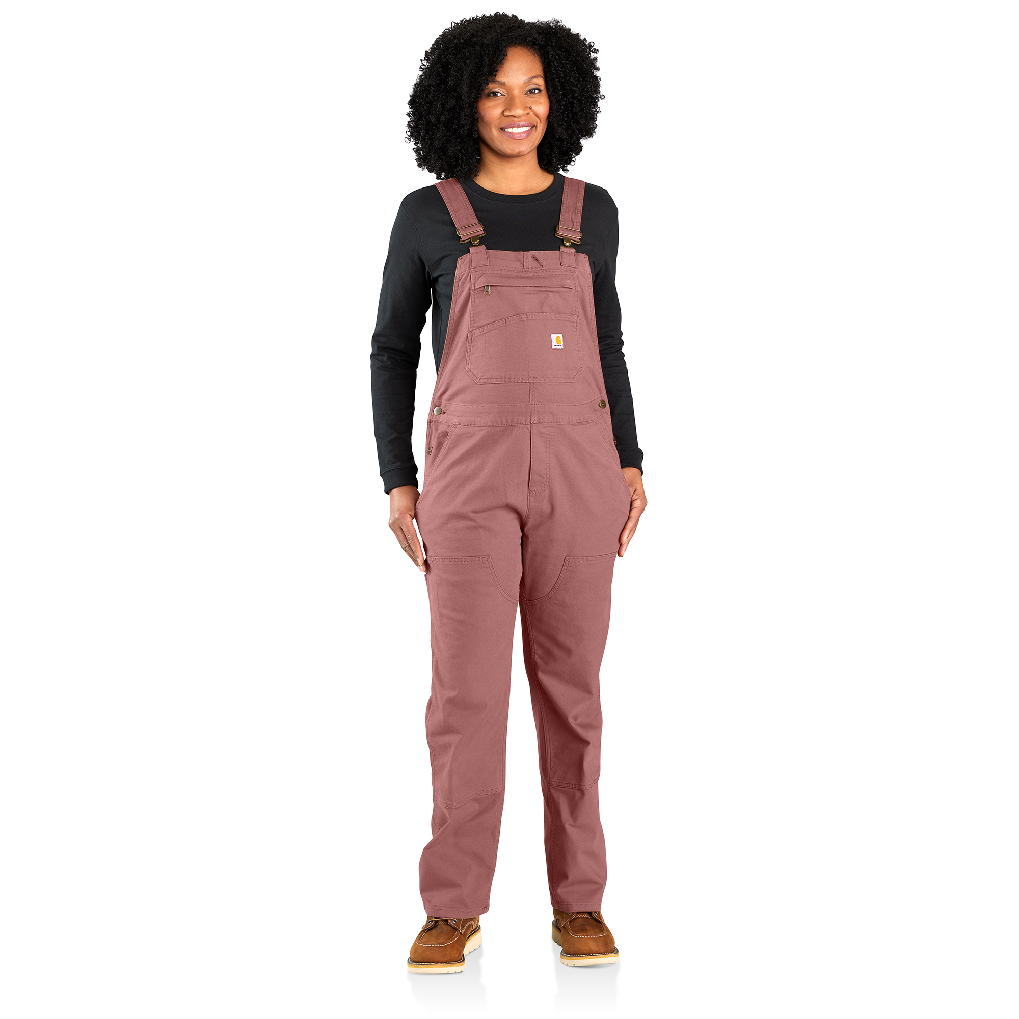 Carhartt Women's Rugged Flex Loose Fit Canvas Bib Overall
