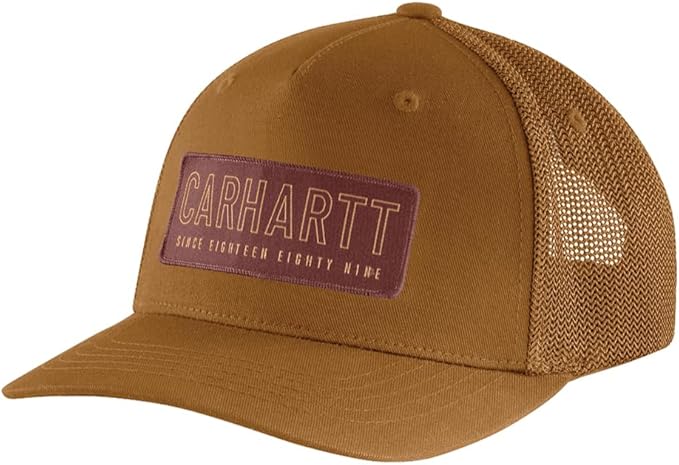 Carhartt Rugged Flex Canvas Mesh-Back 1889 Patch Cap