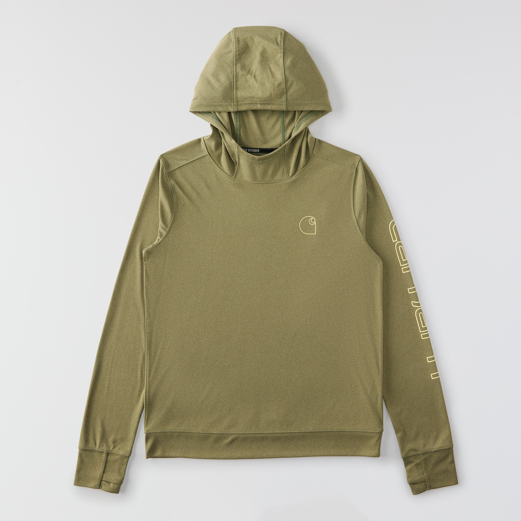 Carhartt Women's Force Sun Defender Relaxed Long-Sleeve Logo Hoodie
