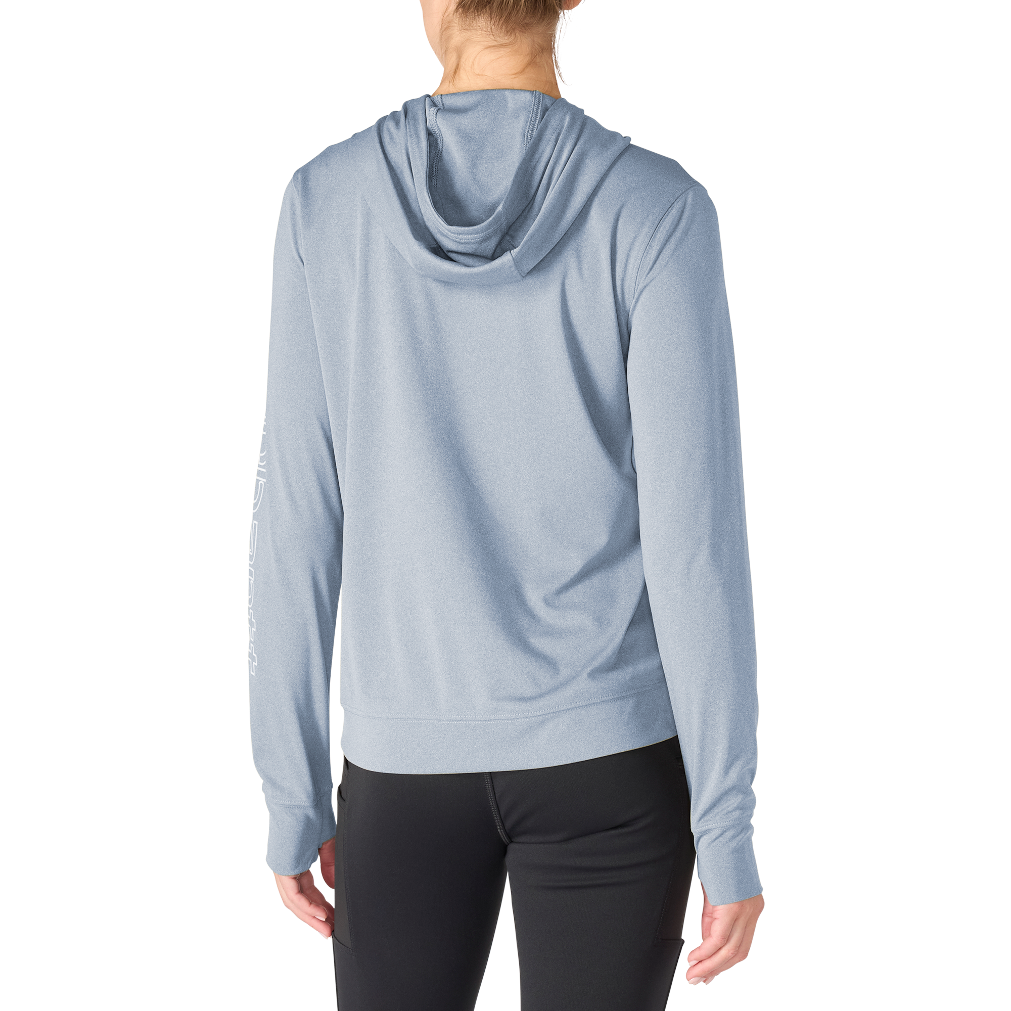 Carhartt Women's Force Sun Defender Relaxed Long-Sleeve Logo Hoodie