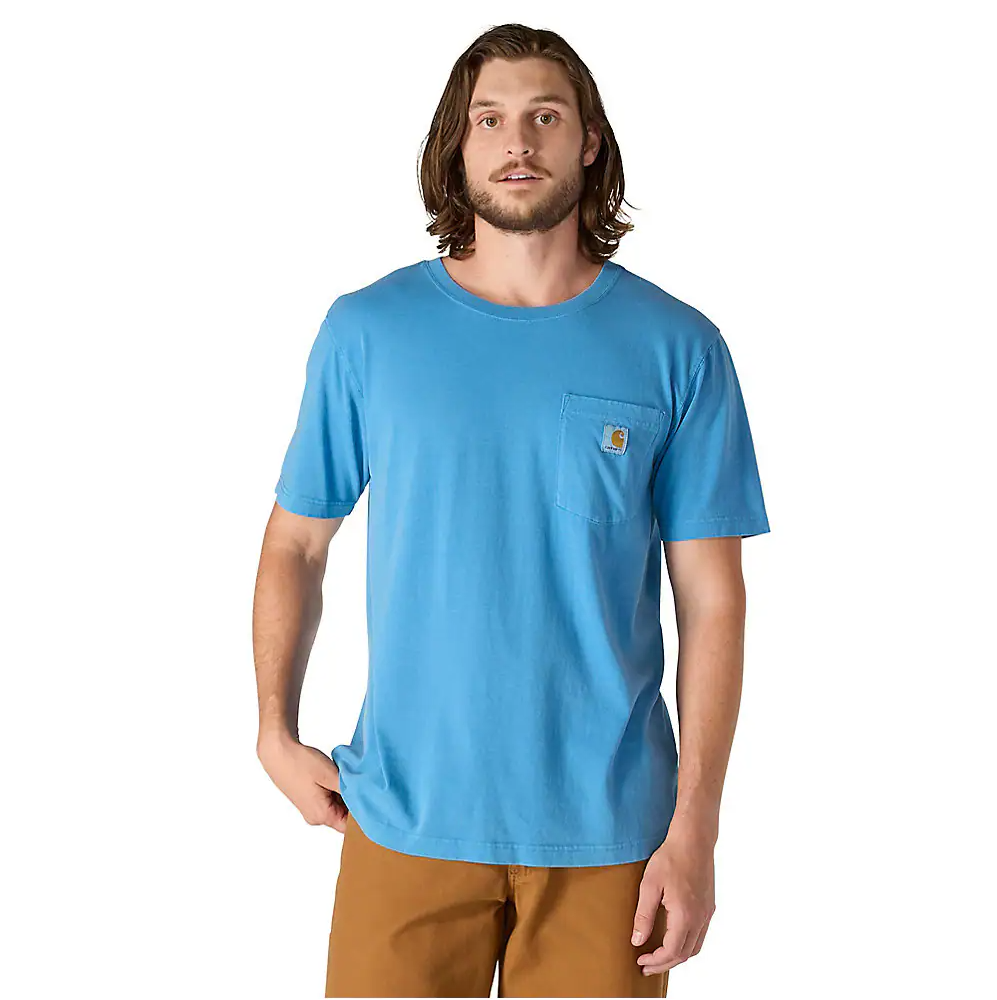 Carhartt Men's Relaxed Fit Lightweight Short-Sleeve Garment Dyed Pocket T-Shirt