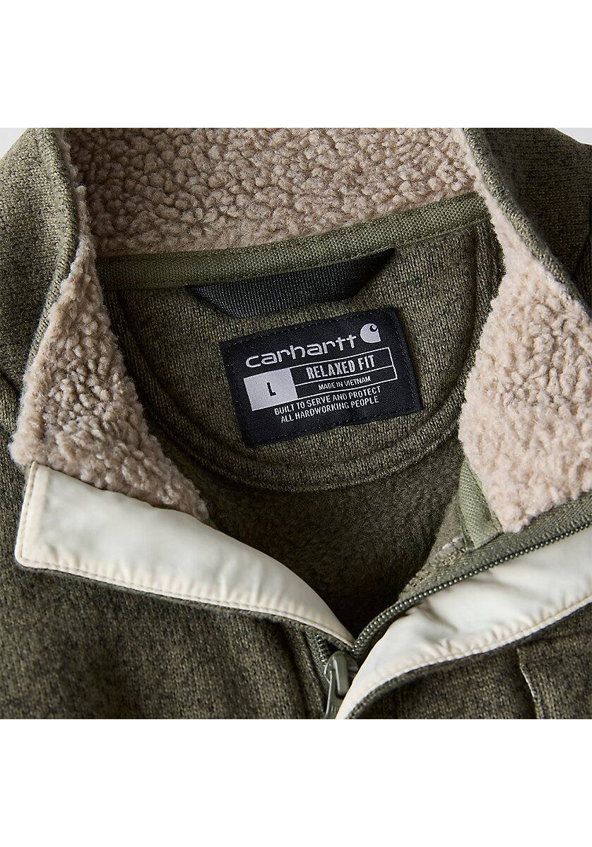 Carhartt Men's Relaxed Fit Midweight Quarter Zip Pocket Sweater Fleece