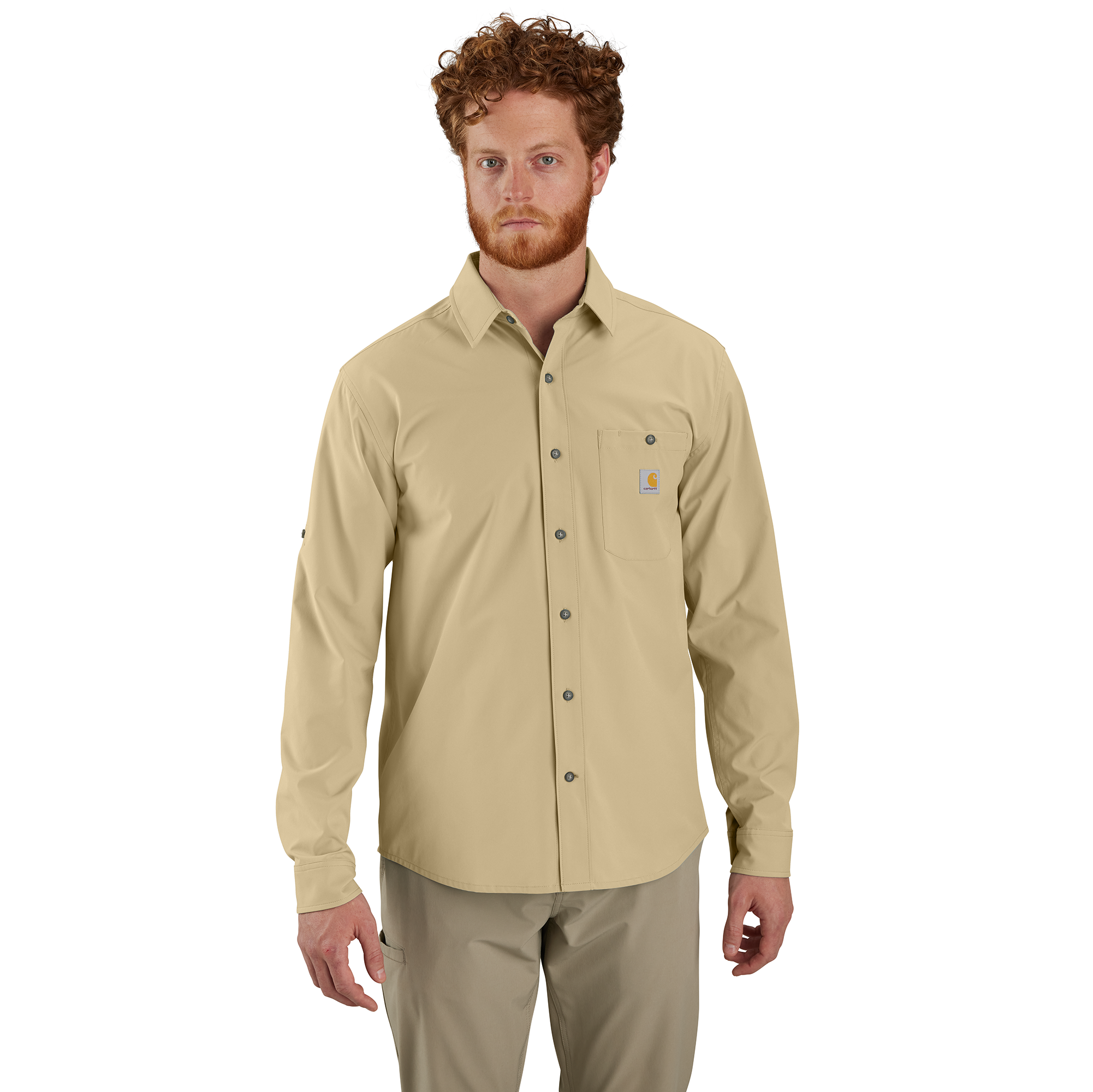 Carhartt Men's Force Sun Defender Relaxed Fit Lightweight Long-Sleeve Shirt