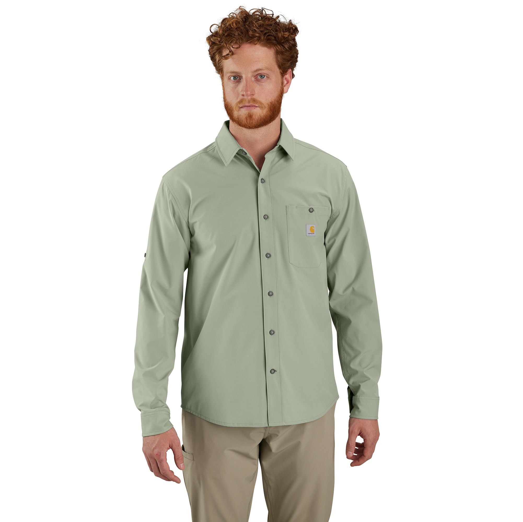 Carhartt Men's Force Sun Defender Relaxed Fit Lightweight Long-Sleeve Shirt