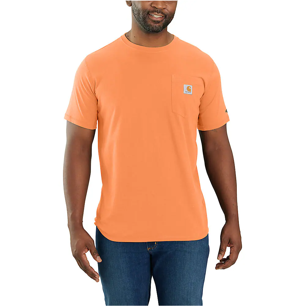 Carhartt Men's Force Relaxed Fit Midweight Short-Sleeve Pocket T-Shirt SALE