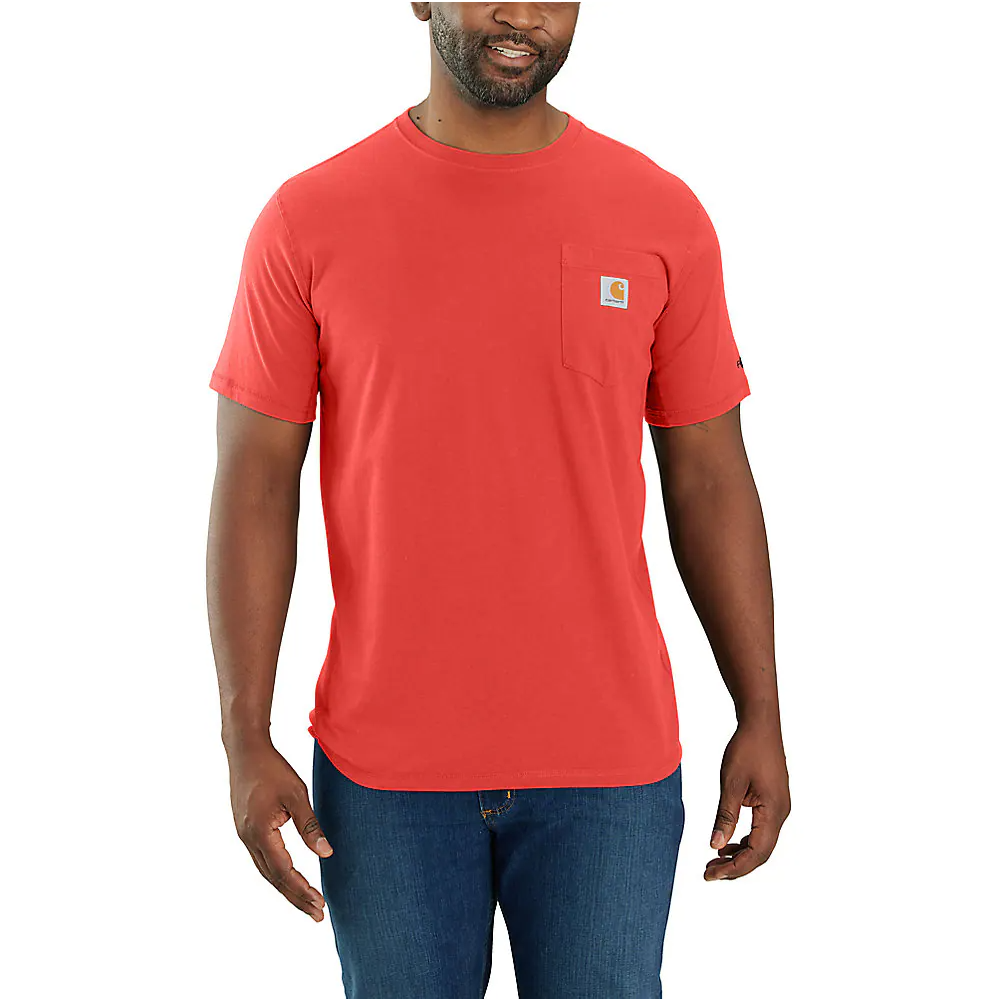 Carhartt Men's Force Relaxed Fit Midweight Short-Sleeve Pocket T-Shirt SALE