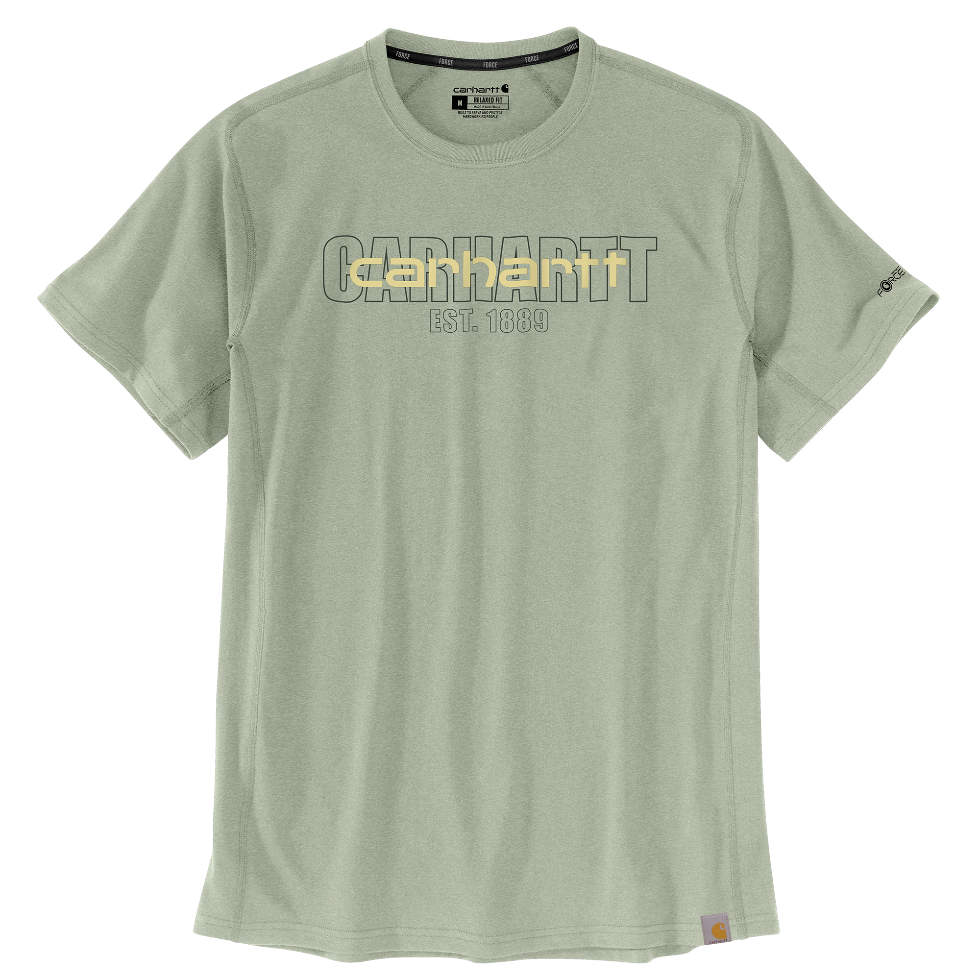 Carhartt Men's Force Relaxed Fit Midweight Short-Sleeve Logo Graphic T-Shirt
