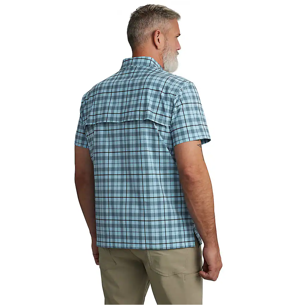 Carhartt Men's Force Sun Defender Relaxed Fit Lightweight Short-Sleeve Plaid Shirt