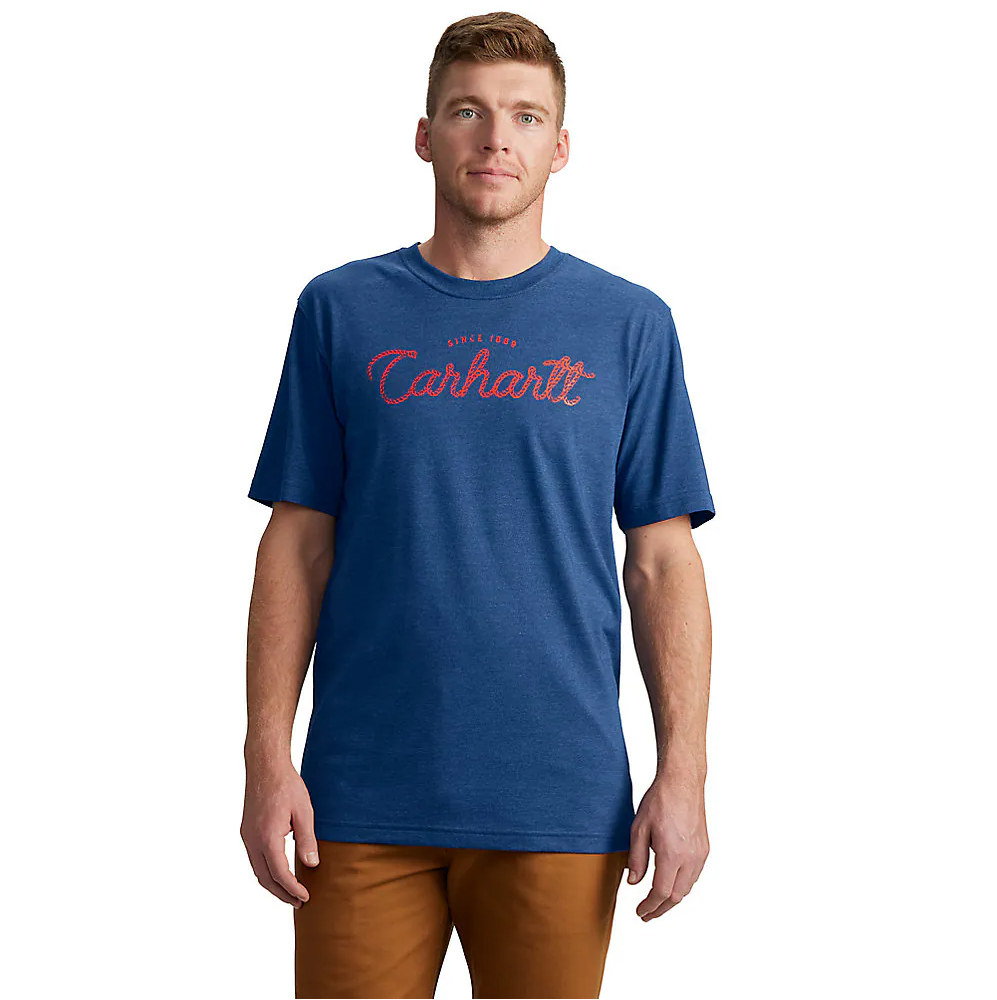 Carhartt Men's Relaxed Fit Lightweight Script Graphic T-Shirt