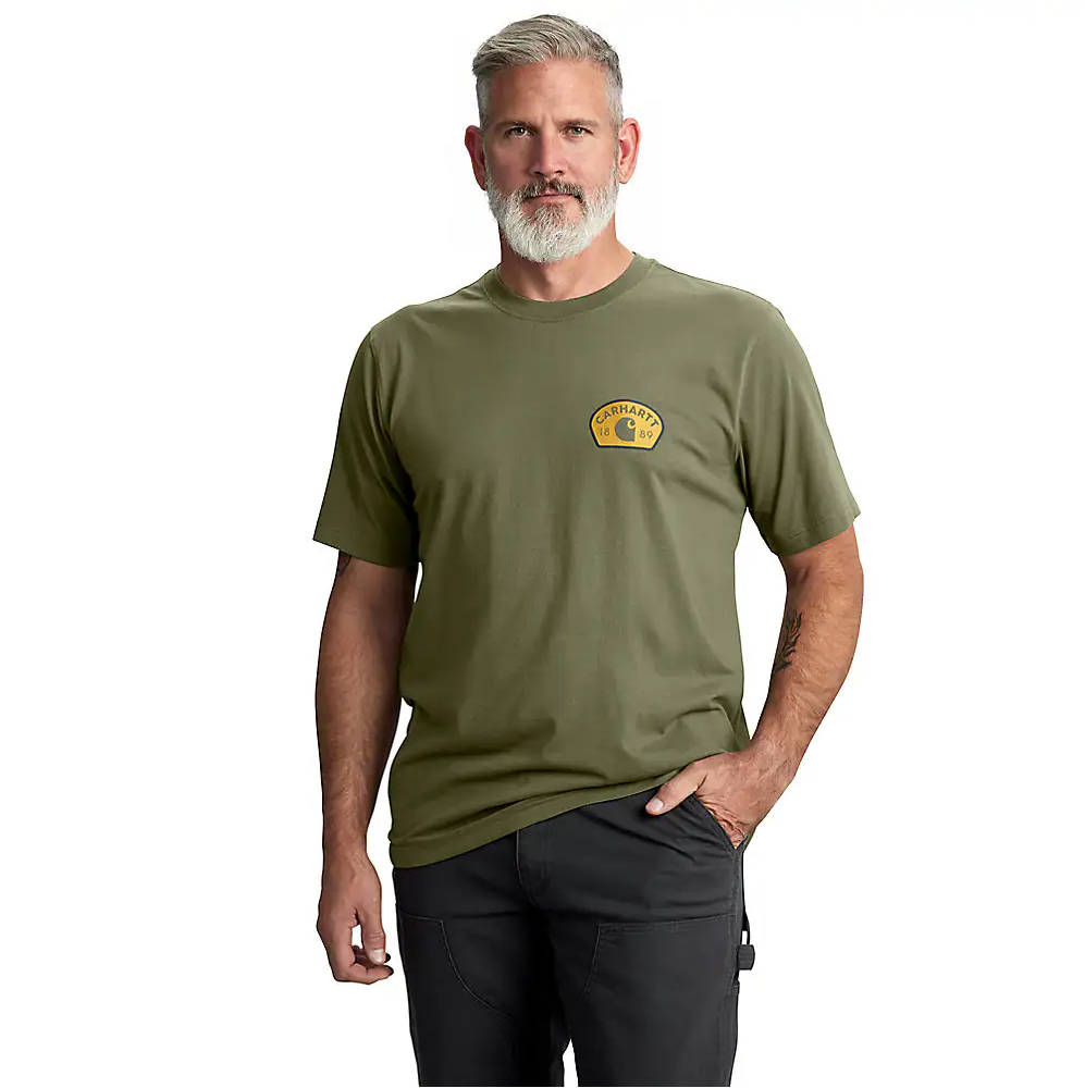Carhartt Men's Relaxed Fit Lightweight Short-Sleeve 1889 Graphic T-Shirt