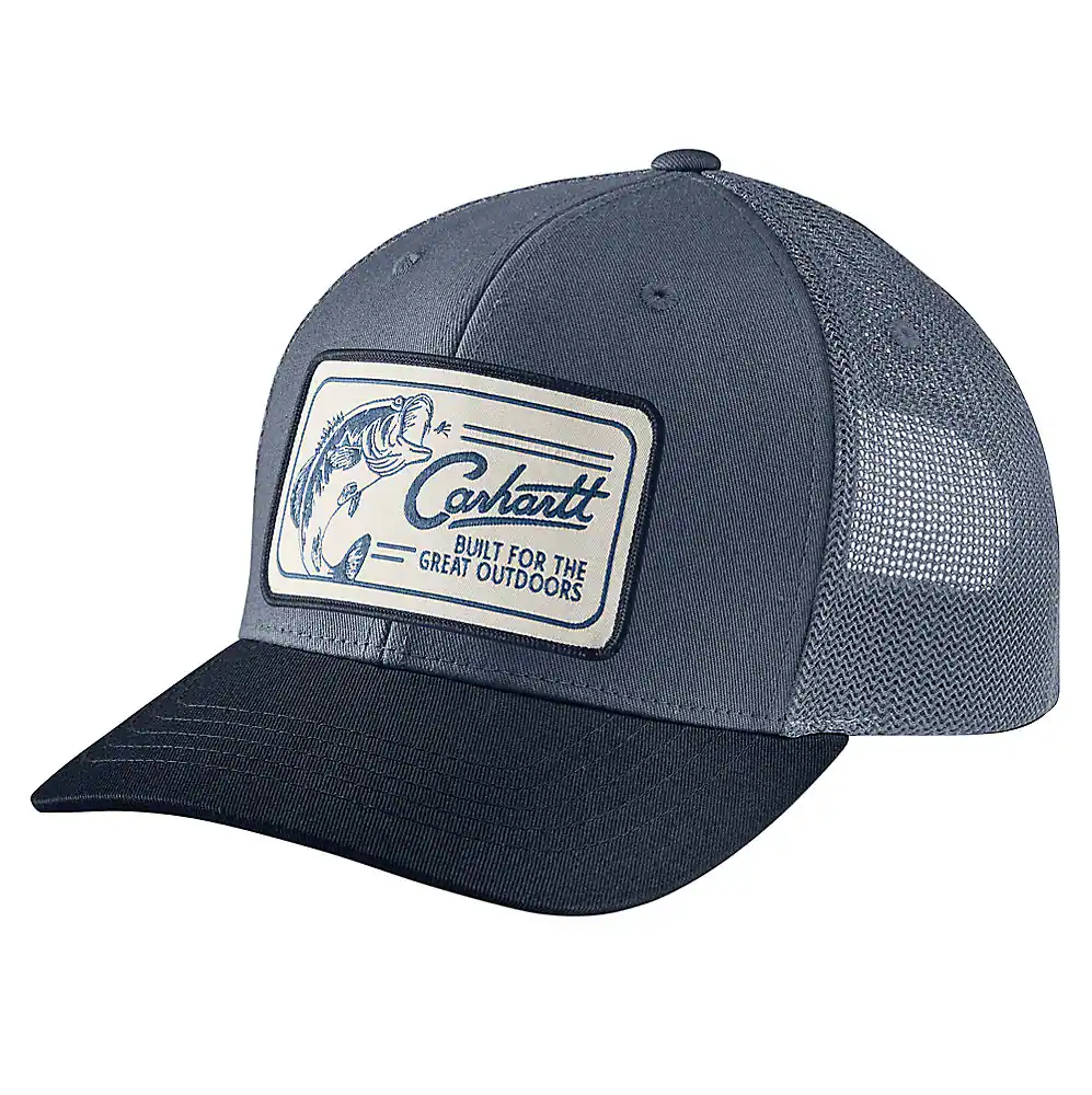 Carhartt Men's Mesh-Back Fish Patch Cap