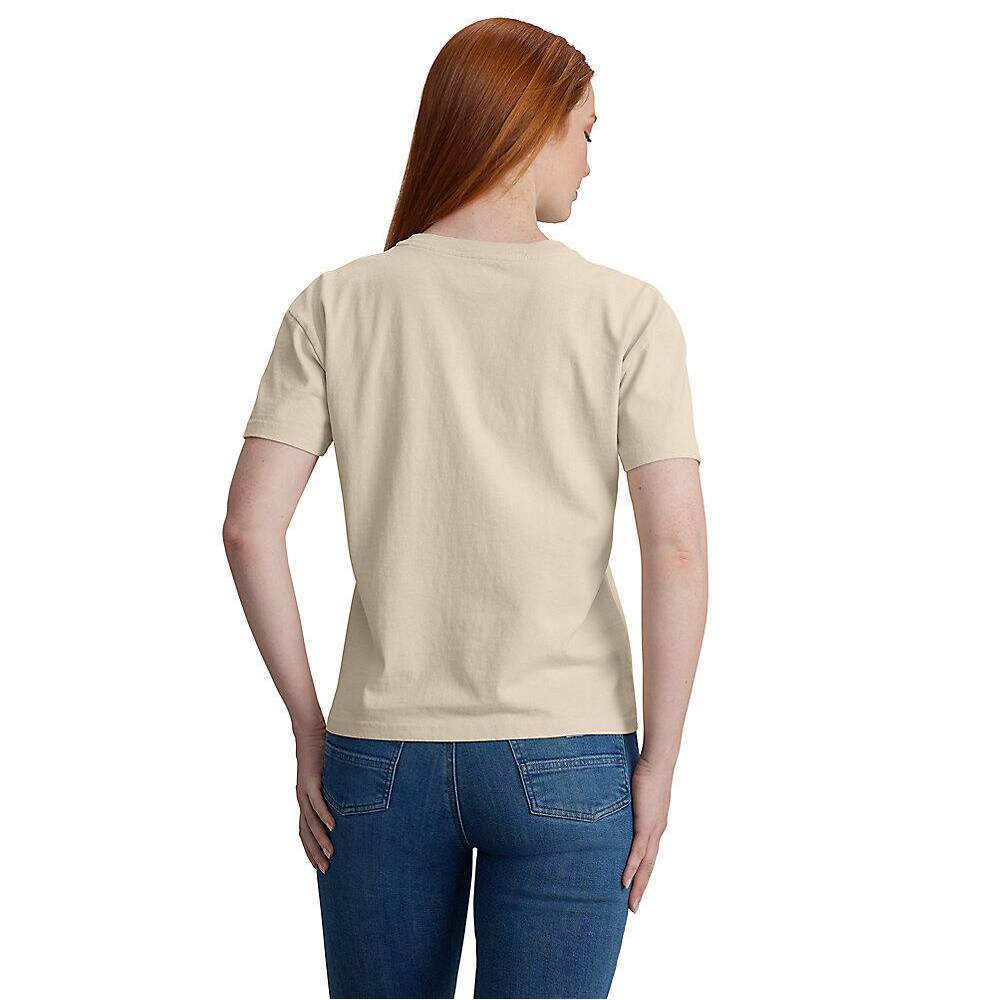 Carhartt Women's Loose Fit Short-Sleeve Heavyweight Henley T-Shirt