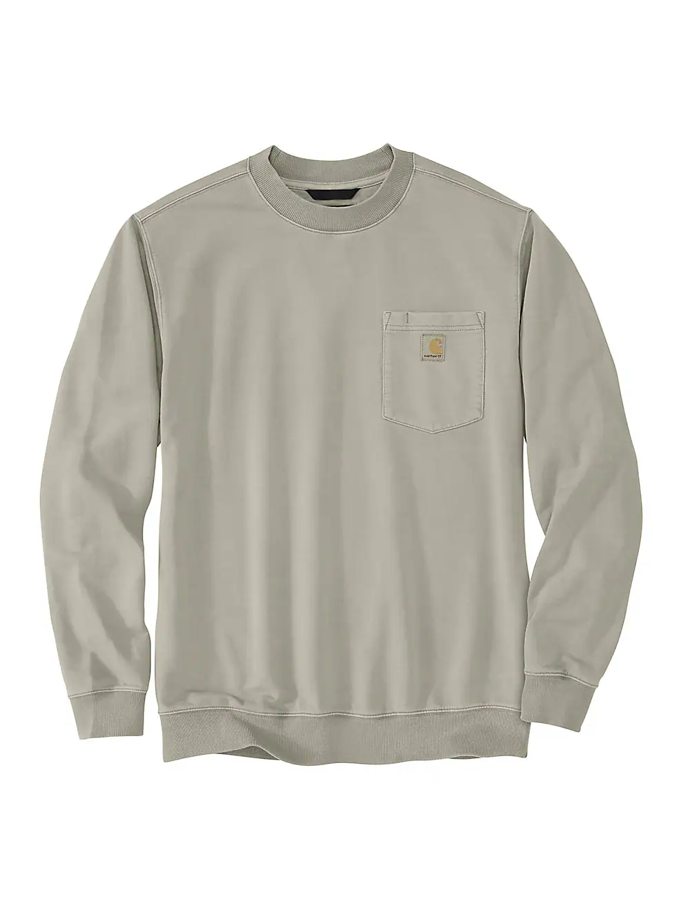 Carhartt Men's Relaxed Fit Midweight Garment Dyed French Terry Crewneck Pocket Sweatshirt